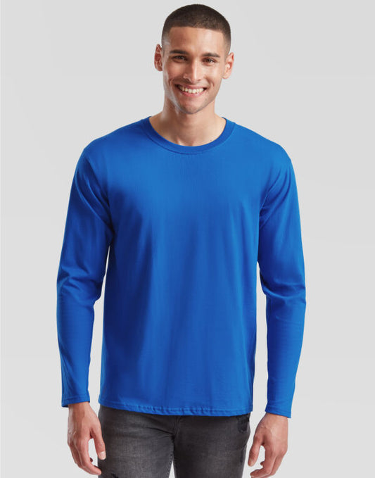 Fruit of the Loom Men's Iconic 195 Premium Long Sleeve T